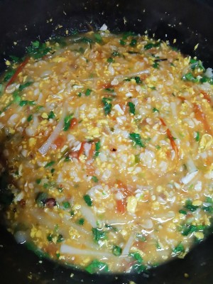 The practice measure of soup of a knot in one's heart of tomato egg face 8