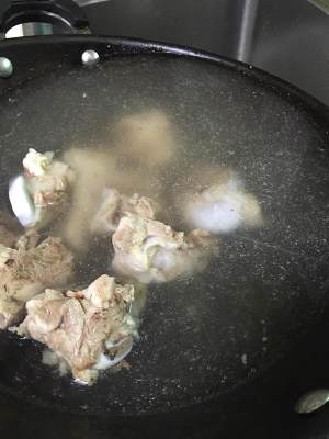 Very simple the practice measure of delicate big bone soup 1