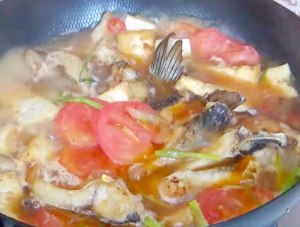 Acid is sweet the practice measure of soup of goluptious fish of tomato bean curd 3