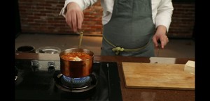 [Bai Bing] the authentic Korea that installs teacher teaching [pickle soup] practice measure 27