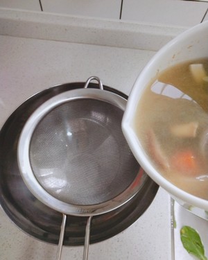 The practice measure of soup-stock of Han type element 3