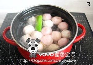 The practice measure of soup of spinach fish bolus 3