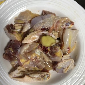 The practice measure of chicken broth of earth of former juice raw ingredient 1