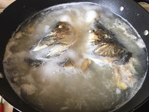 The practice measure of soup of piscine head bean curd 14