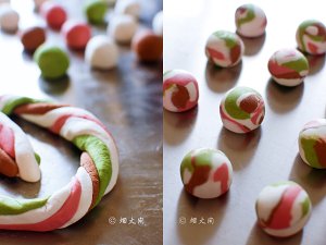 The practice measure of coloured glaze stuffed dumplings masse of glutinous rice flour served in soup 12