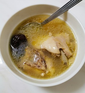 透明スープ6で煮た鶏肉スープの実践測定