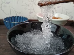 The practice measure of colour a thick soup of beauty of swallow of snow of rice of horn of peach glue black 5
