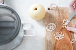 The practice measure of a thick soup of lotus root of sweet-scented osmanthus pear 6