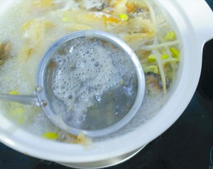 The practice measure of soup of bean sprouts of dry walleye pollack 7