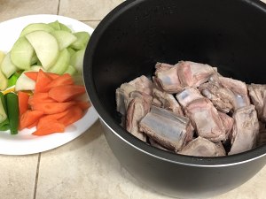The practice measure of the clear soup mutton chop that stew 5