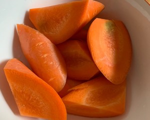 Greedy cry the practice measure of the soup of hotpot of Xianggu mushroom carrot of adjoining child 2