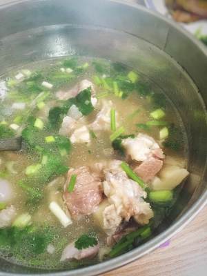 Very simple the practice measure of delicate big bone soup 4