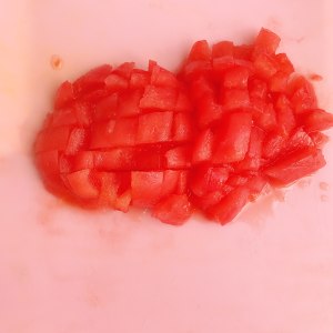 The practice measure of soup of tomato bean curd 3