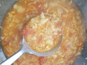 The practice measure of soup of tomato pearl a knot in one's heart 9