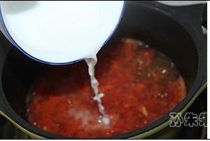 The practice measure of tomato egg soup 5