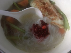 The practice measure that # hand one's remaining days puts boiling water of ground rice of arrange # yam 8