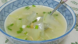 Do not suggest everybody tries, this bowl tastes I myself should enjoy the soup of wax gourd dried small shrimps that exceeds delicacy alone! practice measure 4