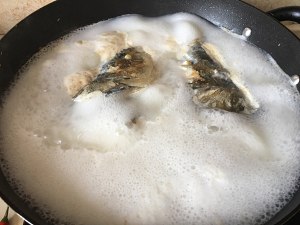 The practice measure of soup of piscine head bean curd 15