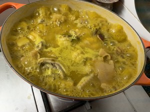 The practice measure of chicken broth of abalone of golden soup beautiful glue 7