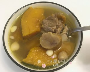 Soup of bone of pumpkin chestnut pig - the practice measure that teachs you Bao Guangdong soup 5