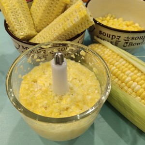 The practice measure of a thick soup of corn of the daily life of a family 4