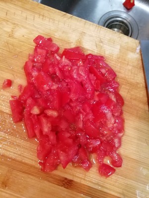 The practice measure of tomato egg soup 1
