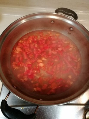 The practice measure of tomato egg soup 2