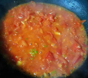 The practice measure of soup of a round mass of food of stay of proceedings of tomato acupuncture needle 4
