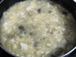 The practice measure of beautiful a thick soup of egg of fleshy rotten bean curd 5