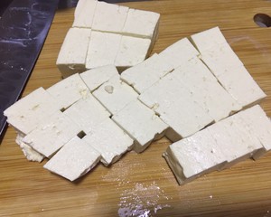 Vegetarian: The practice measure of soup of spinach bean curd 2