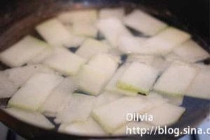 The practice measure of soup of wax gourd a round mass of food 5