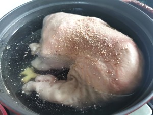 Chicken of peppery pig abdomen (pig abdomen includes chicken) practice measure 5