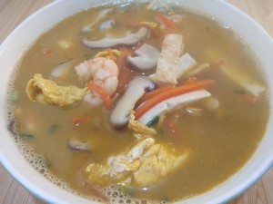The practice measure of soup of bean curd of Xianggu mushroom shelled fresh shrimps 8