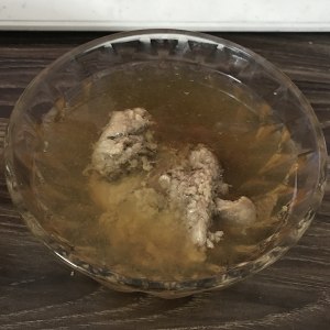 Soup of lean lean rotten medicinal material (filling gas blood) practice measure 3