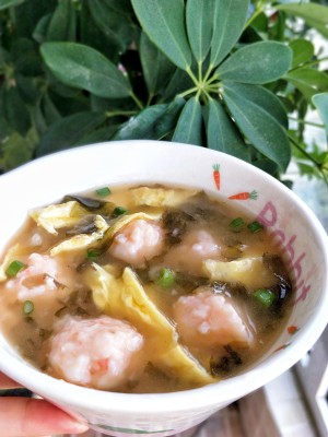 The practice measure of the soup of a knot in one's heart of shrimp slippery laver that lets darling be fallen in love with readily 12