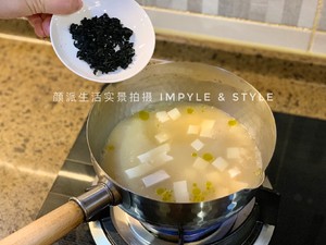 The practice measure of soup of Ceng of day type flavour 6