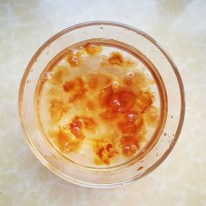 The practice measure of glue of the milk peach that stew 2