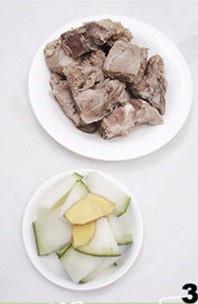 The practice measure of soup of wax gourd of chop of the seed of Job's tears 3