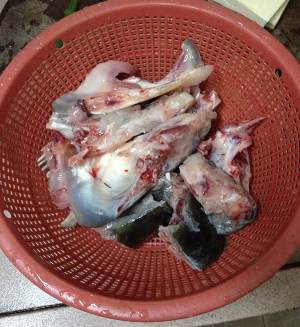 The practice measure of soup of piscine head bean curd 2
