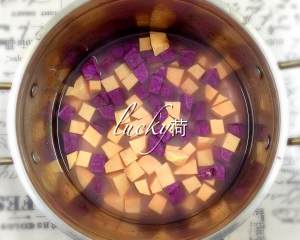 Sweet potato soup (sweet potato is sweet soup) practice measure 3