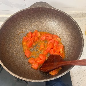 The practice measure of tomato egg soup 7