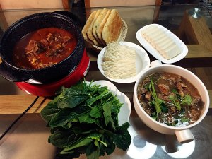 The practice measure that hall Mom teachs you to do chaffy dish of scorpion of red soup sheep 30