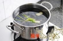 The practice measure of chicken broth of yam medlar black 3