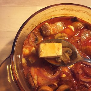 The practice measure of soup of steaky pork pickle 6