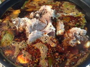 The practice measure that hall Mom teachs you to do chaffy dish of scorpion of red soup sheep 21