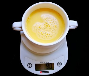 Slip tender the practice measure of tender evaporate egg a thick soup 2