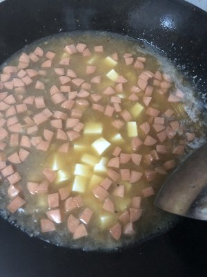 The practice measure of a thick soup of ground meat bean curd 7