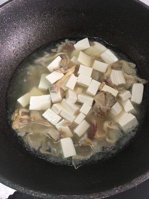 The practice measure of soup of smooth mushroom of ham bean curd 3