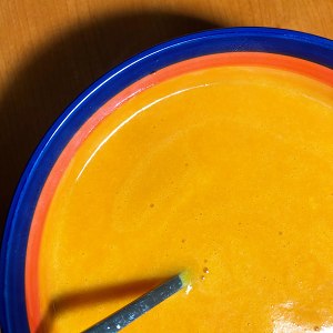 The practice measure of a thick soup of fabaceous breast pumpkin 5