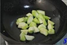 The practice measure of soup of towel gourd beautiful clam 5